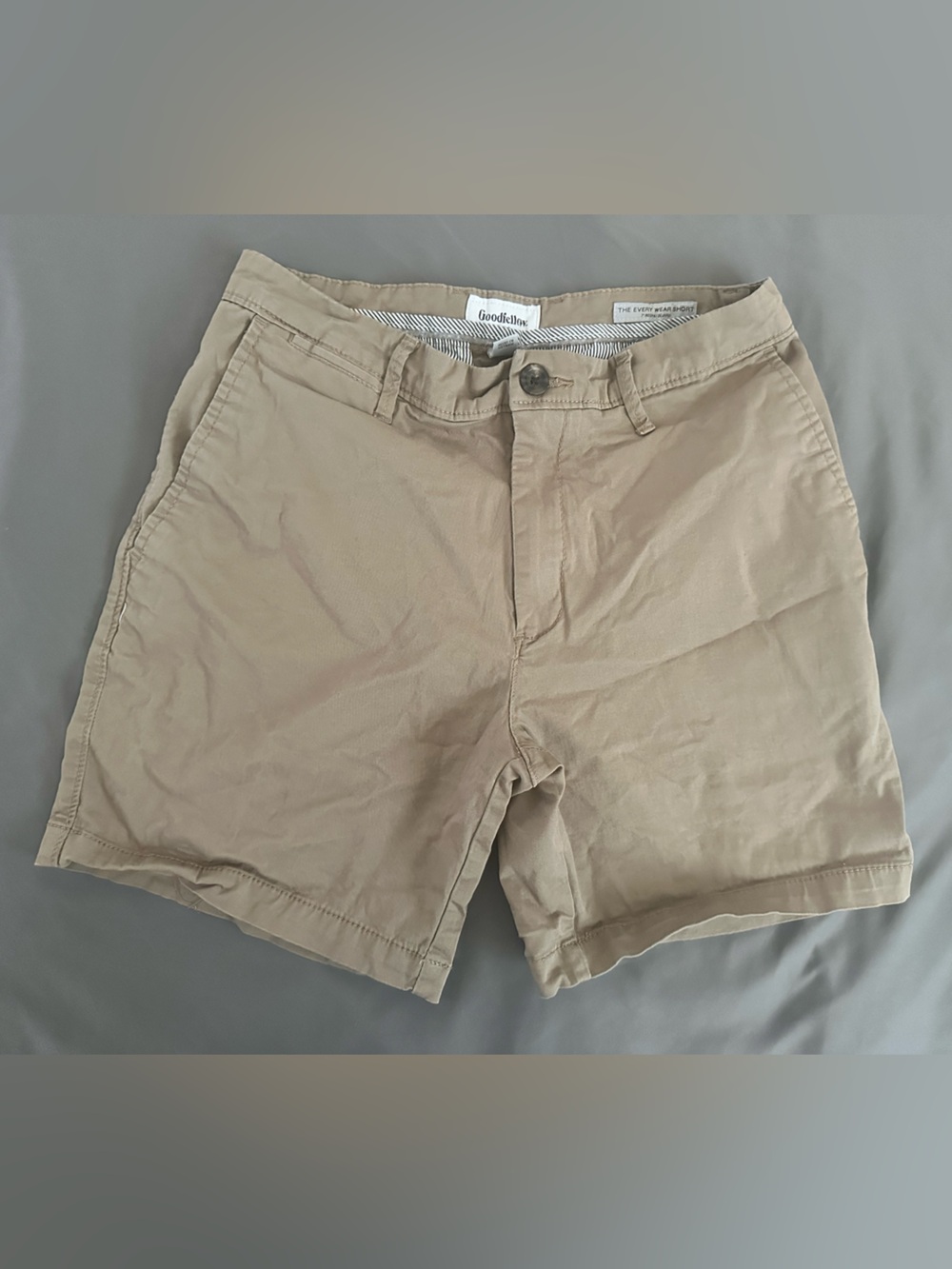 Goodfellow & Co Tan Flat-Front Men’s Shorts